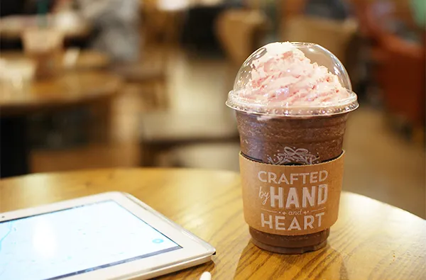 Blended Coffee with Whipped Cream